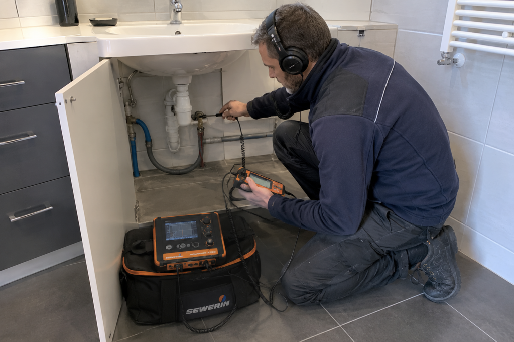 Recherche de fuite à l'électroacoustique