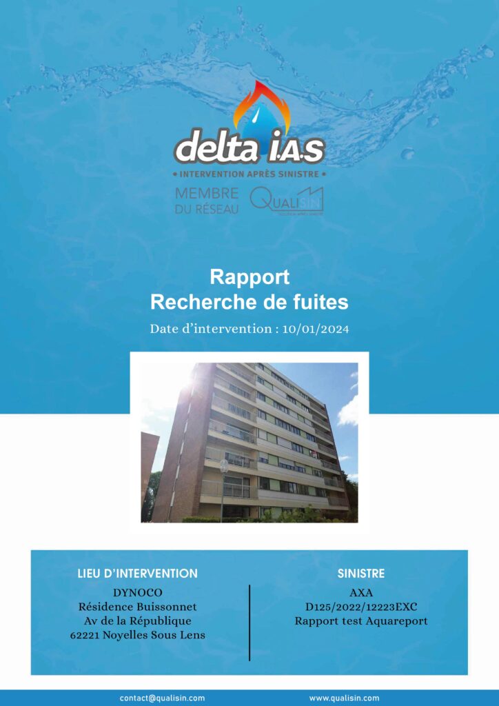 Rapport Delta IAS-01