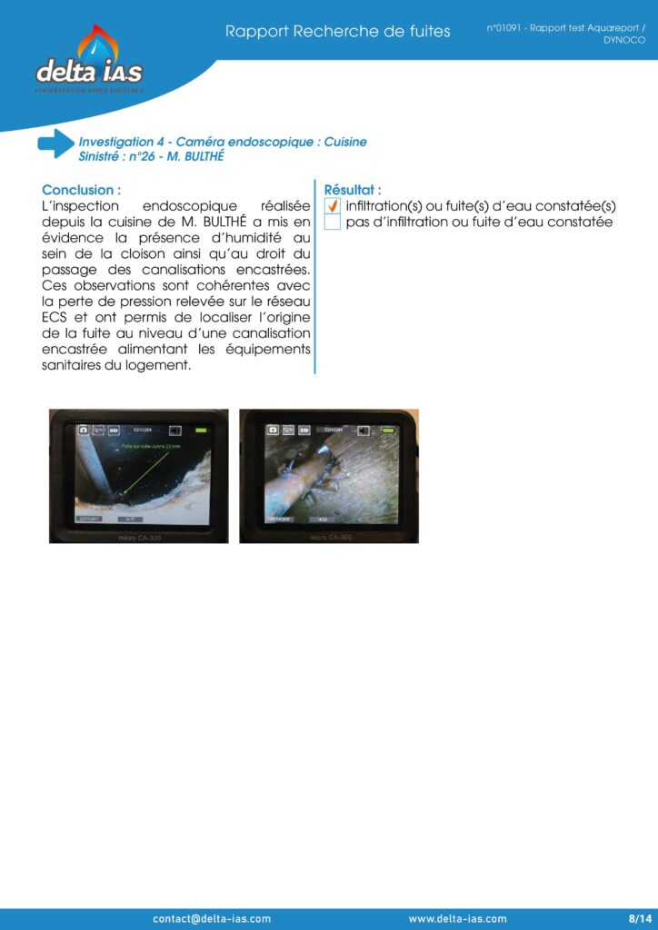 Rapport Delta IAS-08